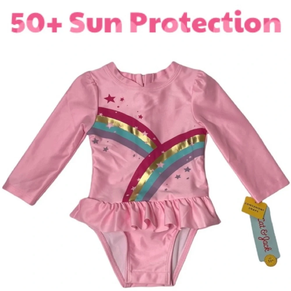 Sun Protection Swimsuit Baby Sun Play Beach Pool SPF 50 Swim Outfit Infant 12 Mo
